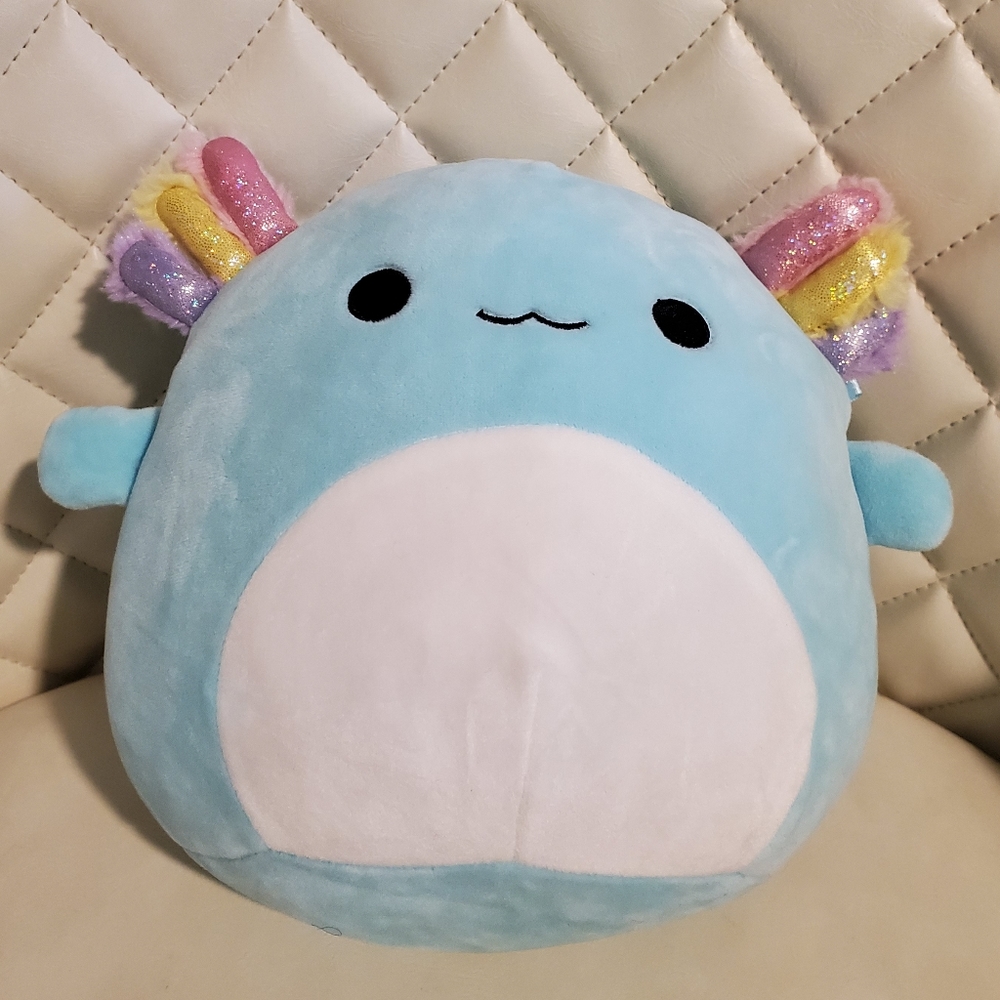 Irina the Axolotl Squishmallow ~ 8 in. Pink Yellow Purple Blue